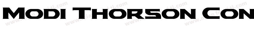 Modi Thorson Condens字体转换